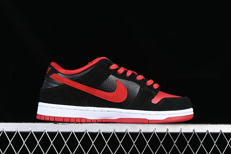 All categories Nk SB Dunk series Nk SB Dunk Low low-top sneakers Nk SB Dunk Low Pro black and red SB smashed backboard fashion casual sneakers 304292-039